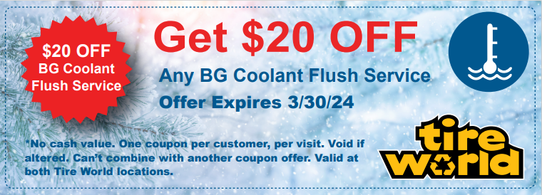 $20 off BG Coolant Flush in Frederick, MD